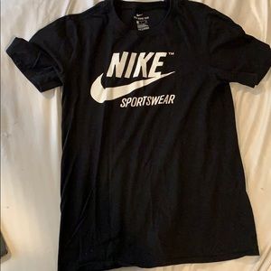 Black & White Nike Sportswear T Shirt